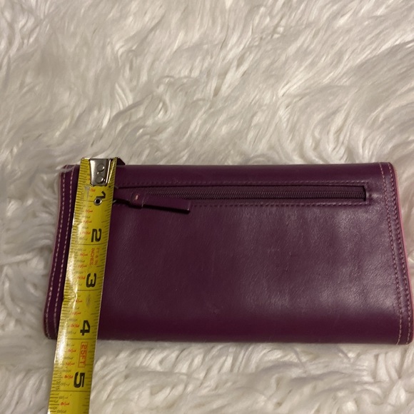 COACH Purple Leather Wallet used in good condition size in pictures - Picture 13 of 16